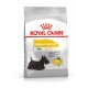 Royal Canin Dermacomfort Mini Hundefutterbeutel, mit einer Silhouette eines schwarzen Hundes, beschriftet mit 'Reduzierte Allergenformel', mit dem Text '91% der Besitzer zufrieden'.