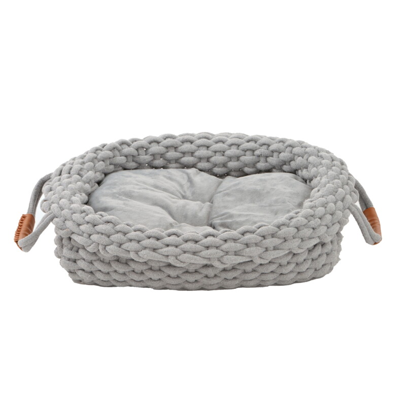 Silvio Design Rohrschneider® Kuschelbett Holly grau S