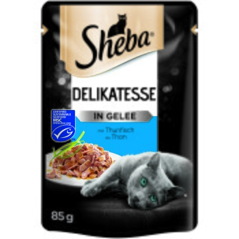 Sheba Delikatesse in Gelee 24 x 85g Thunfisch