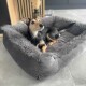Hundebett MAYFAIR schiefergrau S