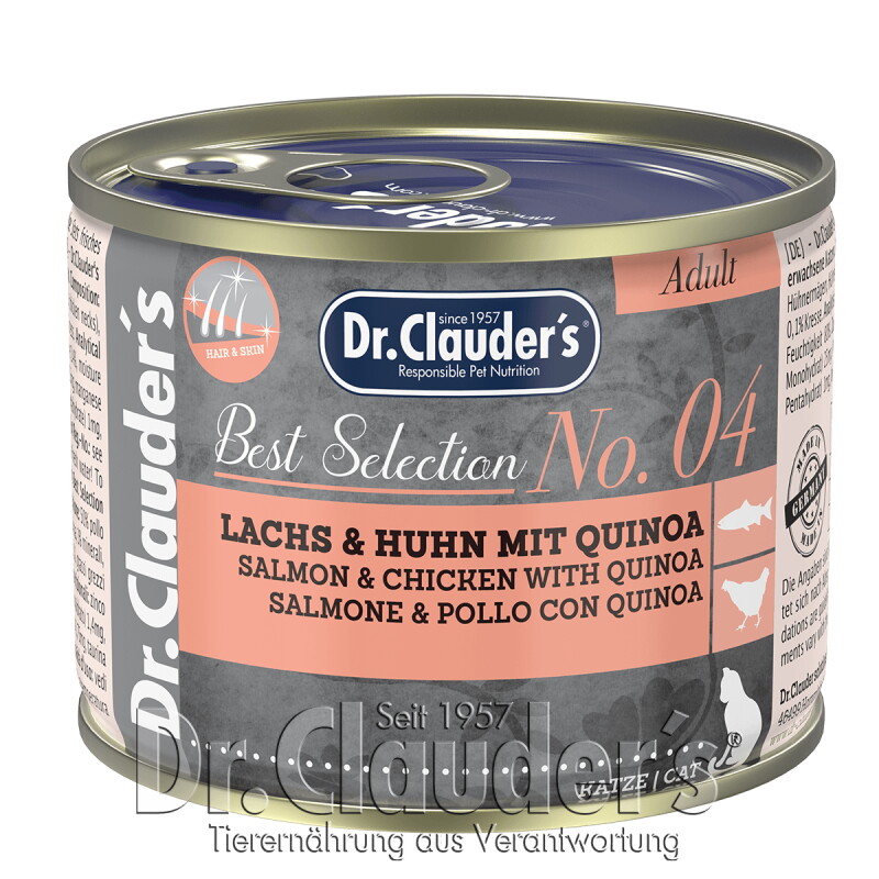 Dr. Clauder's Best Selection No 4 Lachs & Huhn mit Quinoa 12x200 g