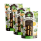 Drei Pakete "Dental-Snack" für Haustiere, mit Algen und Grünkohl, gekennzeichnet als 100% Gemüse und 100% irisch.