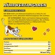 Nährwertangaben für Katzenfutter mit Käse und Katzenminze, Protein 2 %, Fett 9 %, Feuchtigkeit 83 %, 98 kcal/100g, mit einer verspielten Katzenillustration.