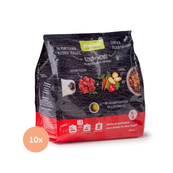 BARF Komplettmenü Hund TK-Nuggets Napffertig 10x480 g Rind
