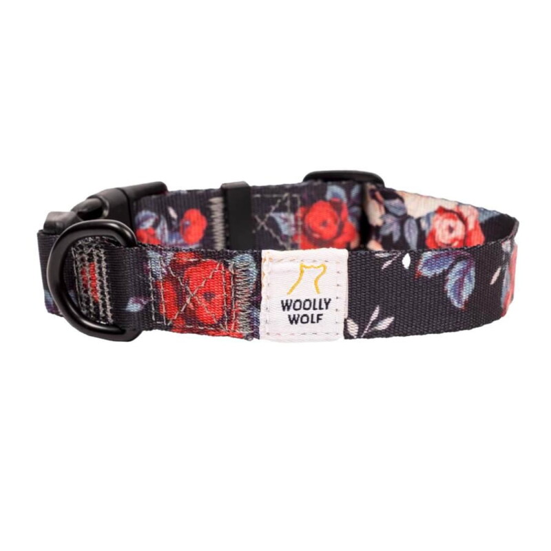 Woolly Wolf Halsband Wild Rose
