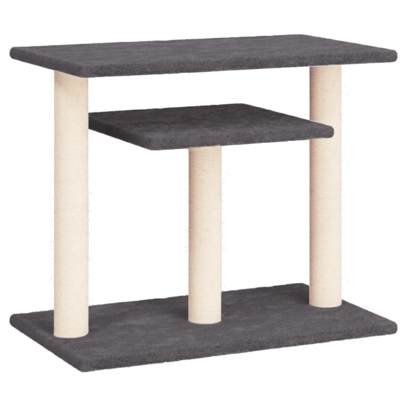VidaXL Kratzsäule dunkelgrau