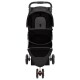 Hundewagen 80x46x98cm (L x B x H) schwarz