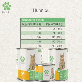 Fellicita Huhn pur 6x 400g