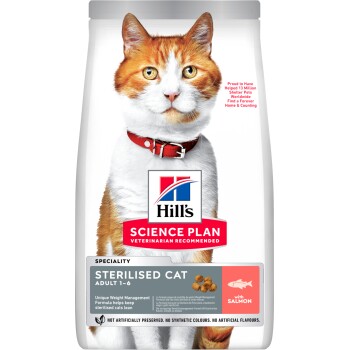 Hill’s Science Plan Sterilised Adult Lachs 7 kg