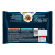Die Verpackung von GOURMET Perle Katzenfutter zeigt Thunfisch in Sauce mit Zutaten- und Nährwertinformationen in mehreren Sprachen.