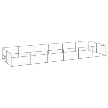 Hundezwinger Stahl silber 6 m, 2 m, 70 cm