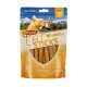 DeliBest Kat Sticks verpakking met twee katten, met tekst die 85% vleesinhoud, geen toegevoegde suiker en hoge acceptatie benadrukt.