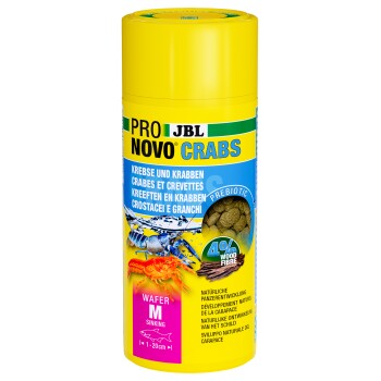 JBL PRONOVO Hauptfutter-Wafer für Krebse, Krabben Scherengarnelen M 250 ml