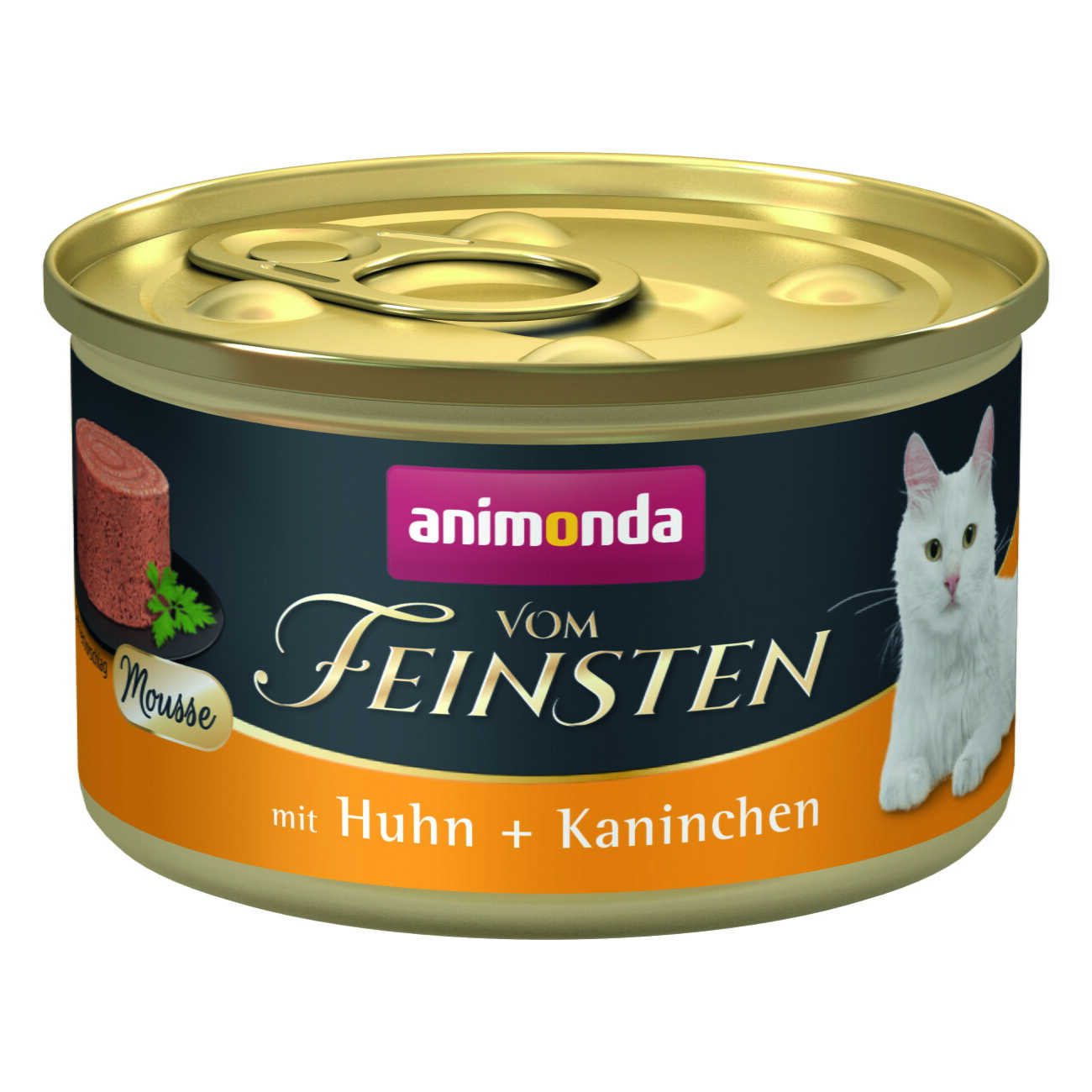animonda vom Feinsten Nassfutter Katze, Adult, Huhn und Kaninchen 12x85 g