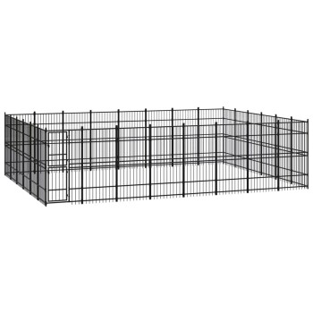 Hundezwinger Box Stahl 7,68 m, 5,76 m, 2 m