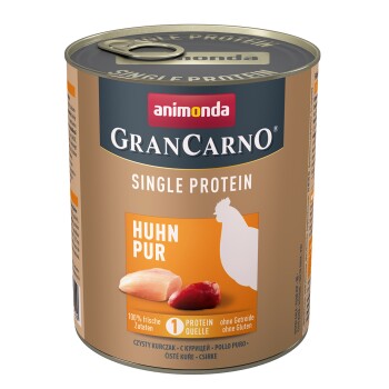 GranCarno Monoprotéine Pur poulet 6x800 g