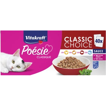 Nassfutter Katze, Adult, Poesie Classique MSC, Big Pack, 40x85 g