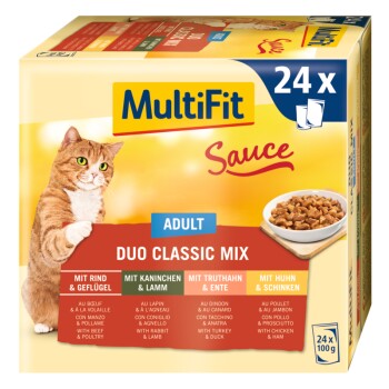 MultiFit Adult Sauce Duo Classic Mix Multipack 24×100 g