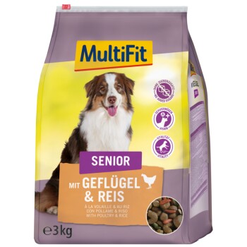 MultiFit Senior mit Geflügel & Reis 3 kg