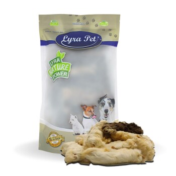 Lyra Pet Kaninchenpfoten mit Fell 1 kg