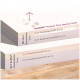 tierlando® Premium Visco-Memory-Schaumstoffschichten: 2 cm Visco + 4 cm Komfort für M+ & L+; 3 cm Visco + 5 cm Komfort für XL+ & XXL+.