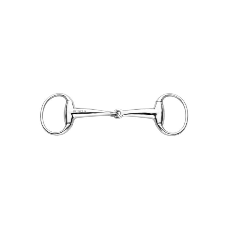Sprenger Olivenkopfgebiss einfachgebr. Edelst. Mundsück hohl 13,5 cm