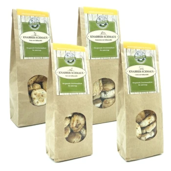 Gesunde Hundekekse Knabber-Schmaus im Sparset- 4x100g