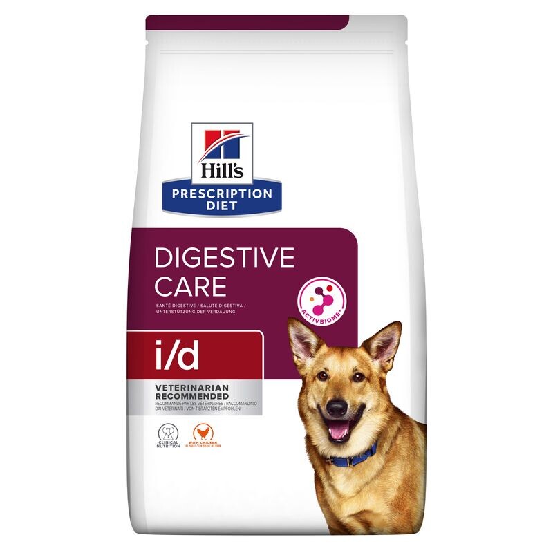 Hill's Prescription Diet i/d Droogvoer voor Honden, Adult, met Kip ter Ondersteuning van de Spijsvertering 12 kg