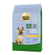 Select Gold Mini Adult Hundefutterbeutel, mit einem kleinen Hund auf der Vorderseite, beschriftet "Light" mit Huhn, geeignet für Hunde unter 10 kg.