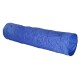 Blauer Haustier-Spieltunnel, zylindrische Form, aus strapazierfähigem Stoff, ideal für Katzen und kleine Hunde zum Spielen und Verstecken.