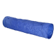 Blauer Haustier-Spieltunnel, zylindrische Form, aus strapazierfähigem Stoff, ideal für Katzen und kleine Hunde zum Spielen und Verstecken.