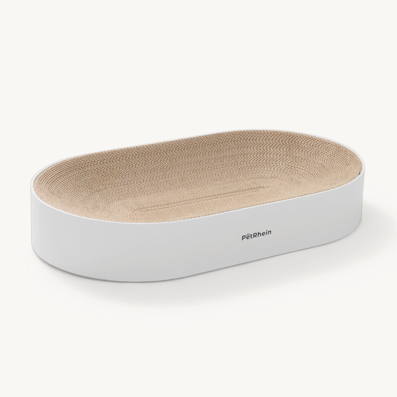 PetRhein Kratzpappe Zen Paw Series braun/ weiß