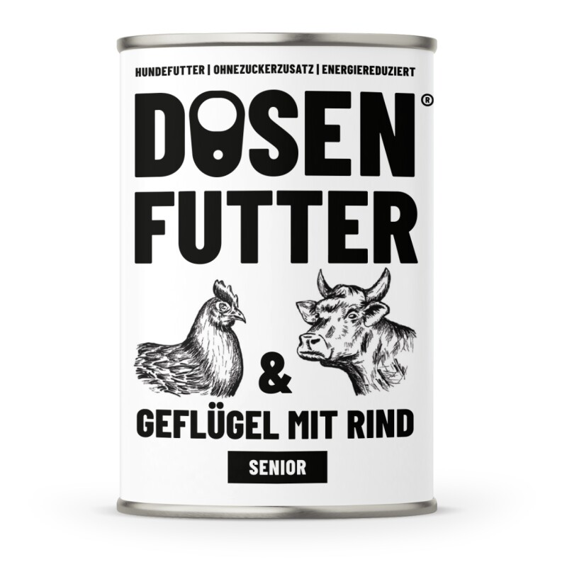 SCHNAUZE & CO. 6x400g SENIOR GEFLÜGEL & RIND