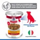 Hill's Science Plan Dose herzhaftes Ragout für erwachsene Hunde (1–6). Deutscher Text: 'Erwachsener Hund'; 'Hergestellt in Italien'.