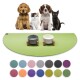 ® - Napfunterlage Halbrund - Öko-Tex und Made in Germany grün 40 cm, 80 cm