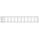 Outdoor Hundezwinger aus verzinktem Stahl 12,1 m, 2,2 m, 1,8 m