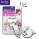 FELIWAY Hilfe! Verpackung zeigt einen Katzen-Diffusor mit einem weißen Stecker und Pheromon-Kartusche, hebt Stressabbau für 1 Woche hervor.