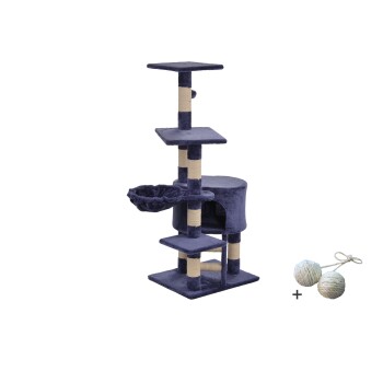 ® Katzenbaum Felina , mit Gratis-Spielball, blau