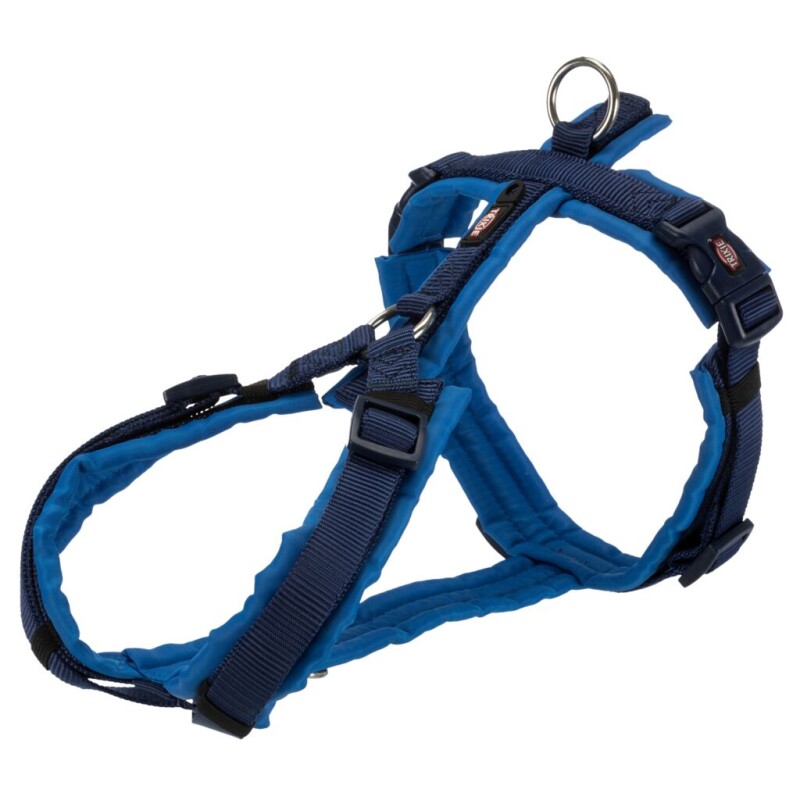 Trixie Premium Trekking Geschirr Blau S-M