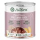 Dosen-Hundefutter "AniForte Pure Nature Freeland Duck," 60% Ente, getreidefrei, mit Buchweizen und Kürbis, hergestellt in Deutschland.
