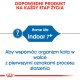Etykieta produktu dla karmy dla kotów, stwierdzająca "Home Life Indoor 7+" dla kotów w wieku 7+, z tekstem o wsparciu dla starzejących się kotów.
