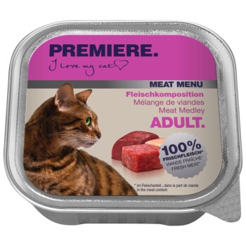 Meat Menu Adult 16 x 100 g Vleessamenstelling