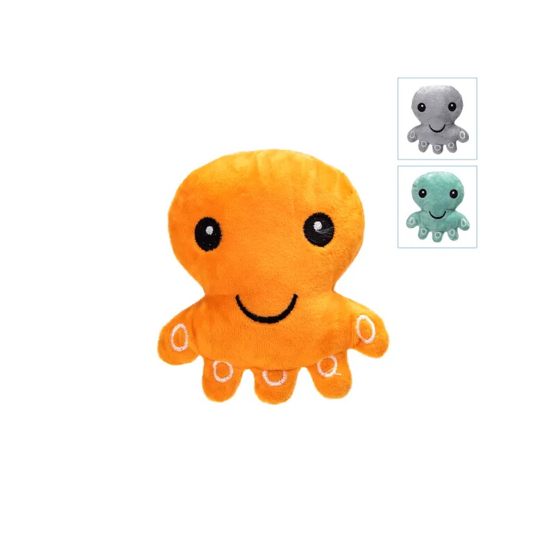 nobleza - Plüsch-Oktopus grau