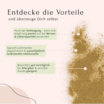 Bild, das FAVLY funktionale Haustierprodukte mit herkömmlichen Produkten vergleicht, und Vorteile wie 100% natürliche Zutaten und Transparenz hervorhebt.