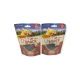 Deux paquets de DeliBest Cat Snack avec un chat et un chaton sur le devant, avec un texte mettant en avant 93% de viande et sans sucre ajouté.