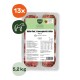 Packung von BARFERS 'Würfel: Komplett‑Mix Pferd mini' rohe Pferdefleisch‑Würfel in Plastikschale, Aufdruck '13x' und '5,2 kg'.