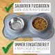 Napfunterlage mit 4 Näpfen grau M
