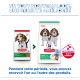 Sacs Hill's Science Plan Puppy ancien vs nouveau avec beagle ; texte visible 'Un tout nouveau look' et 'ActivBiome+ Multi Benefit'.
