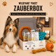 Dose Wildfang Huhn Pur B.A.R.F. Hundefutter mit Hühnerbild und deutschem Text auf dem Etikett.