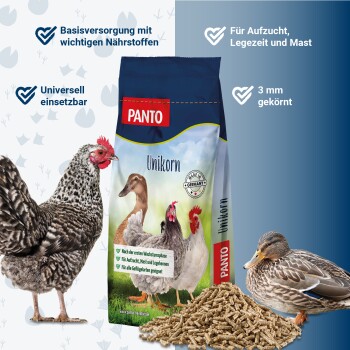 Ein großer Haufen kleiner, zylindrischer Haustierfutterpellets, die eine hellbraune Farbe mit einer strukturierten Oberfläche zeigen.